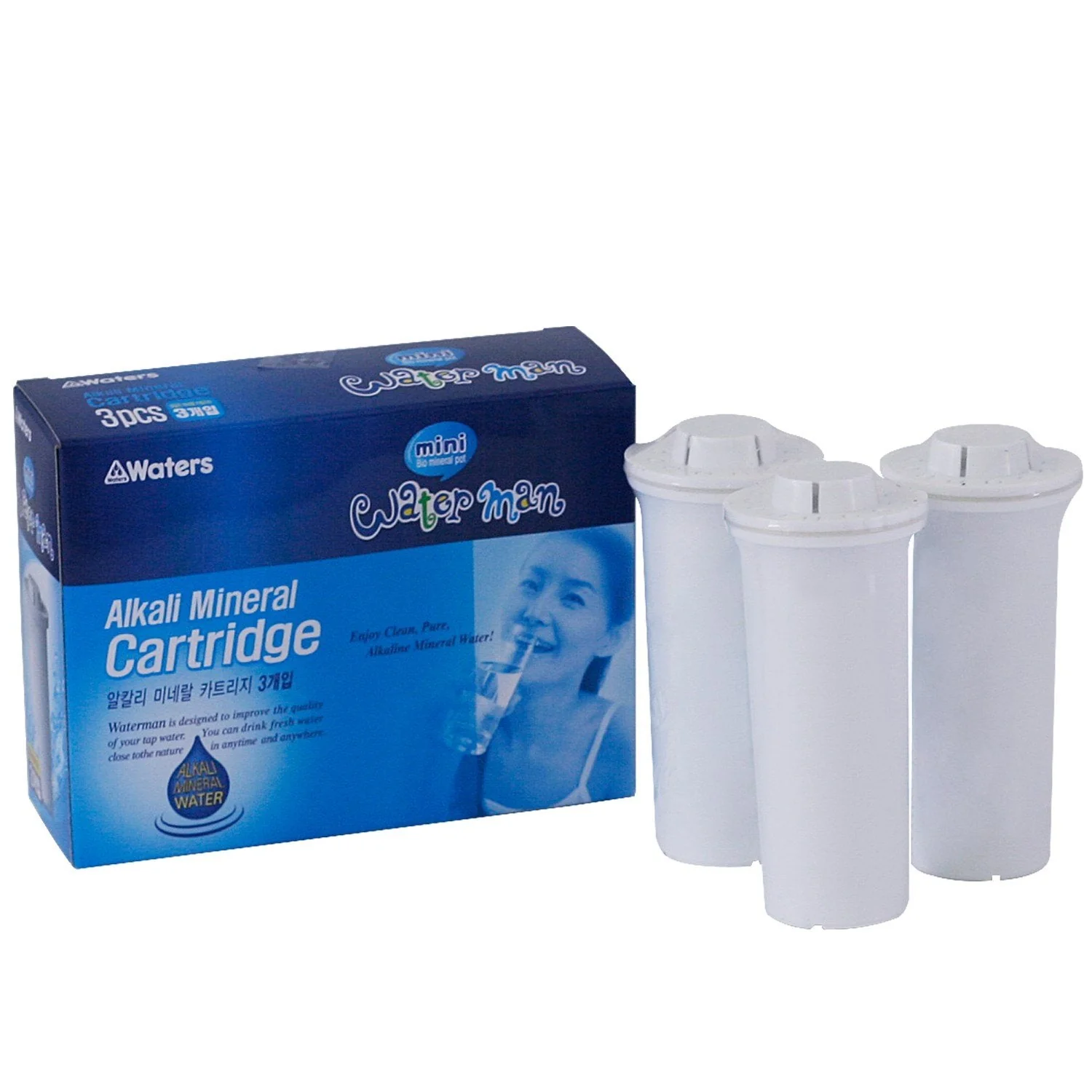 BMP Waterman Blue 600ml + 3 Pack of Filters - Image 3
